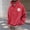 Red, variant on RKSTN Athletic Hoodies for Men Graphic Simple Floral Print Trendy Relaxed Fit Casual Pullover Long Sleeve Shirts for Men with Front Pocket (Beige ,L)
