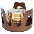 thumbnail image 3 of Mini Camping Stove, Portable High Combustion Efficiency Mini    For Outdoor Activity Brown, 3 of 8
