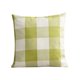 thumbnail image 1 of AQITTI - Almohada de lino y algodón con estampado de rayas cuadradas para decoración navideña, para sala de estar, sofá, hogar, 45,7 x 45,7 cm (con inserto), 1 of 6
