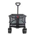 thumbnail image 3 of Maxwell Outdoors Nature's Journey Collapsible Camping Wagon, Black/Grey, 3 of 10