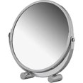 thumbnail image 1 of Free Standing Swivel Magnifying Mirror, Portable Chromed Metal Cosmetic Vanity Mirror With Up To 3x Magnification,double-sided Make Up Mirror, Bathroo, 1 of 5