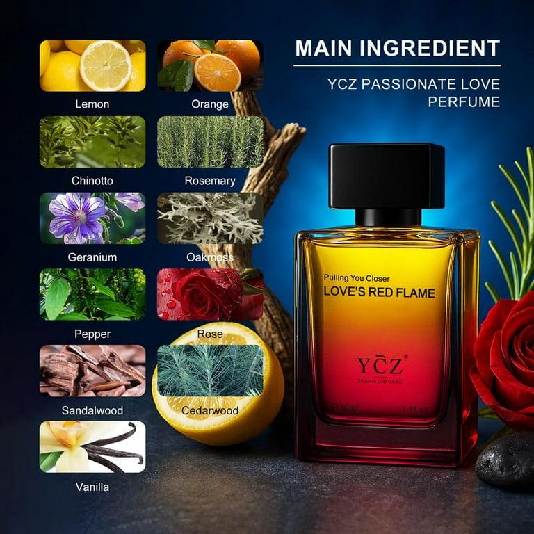 Ycz MEN'S Luxury Scent Collection: LOVE'S RED FLAME Perfume