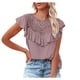 thumbnail image 1 of Elegante blusa sin mangas con cuello redondo y encaje de verano para mujer OAVQHLG3B Store lin121212, 1 of 5