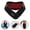 Black, variant on Neck Heating Pad with Massage, Cordless Heated Neck Massager Wrap, Body Heated Pad for Arm Wrist with 3 Heat & 3 Vibration Modes, Led Light, 3000mAh Rechargeable, Black