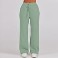 thumbnail image 4 of longantii Sweatsuits Women 2 Piece Outfit Half Zip Pullover and Sweatpants Matching Lounge Sets Travel Comfiest Airport Outfits Mint Green M, 4 of 6