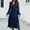 47#Blue, variant on Dwaogom Fashion Women's Casual Long Sleeve Dress V-Neck Ladies Solid Long Dresses Halter Dresses For Women Renaissance Dress Princess Dress Up Trunk