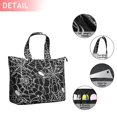 thumbnail image 2 of Black Halloween Spider Webs Travel Tote Bags for Women Carry On,Large Weekender Bags for Women Travel,Multi Functional Duffle Bag for Work,Shopping,Sports, 2 of 5