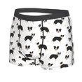 thumbnail image 2 of Balery Border Collie Dog Men's Boxer Briefs, Soft and Breathable Cotton Underwear with nylon Waistband-XX-Large, 2 of 9