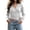 Gray, variant on Knit Wrap Cropped Sweater for Women, V-Neck Long Sleeve Side Tie Slim Fit, Fall Stylish Casual Lightweight S-XL