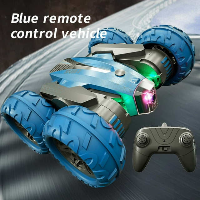 LSLJS Rollover Stunt Car 360 Degree Double Sided Dumper Remote Control Racing Off-Road Car Rechargeable Children's Toys