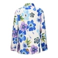 thumbnail image 4 of Pntutb Camisa De Solapa De Manga Larga Con Botones Estampado De Flores Para Mujer Liquidación Pntutb Pntutb-1, 4 of 9