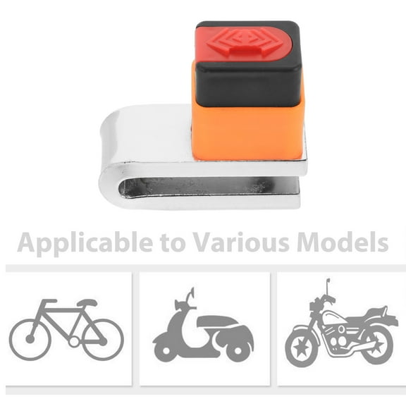 Masteelf Motorcycle Bike Alloy Scooter Brake Wheel Anti Thief Security Disk Lock With 3 Keys Heavy Duty Wheel Disc Lock For Scooter Dirt Bike