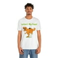 thumbnail image 4 of Funny Amputee T-Shirt “Peg-Asaurus Bone leg V1” Humor Crew Neck T-Shirt, 4 of 4