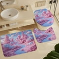 thumbnail image 6 of Shower Curtain Sets with Rugs, Cannabis Leaf Pattern Printed on Modern Shower Curtains for Bathroom Set, Perfect for Bathroom Hotel Dorm Spa Home, 72 x 72 inches, 6 of 8