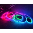 thumbnail image 4 of Tzvmny Lighting Factory - CHASING Single Row Dream Color Blackout Smoked Underglow 16PCS 6.5FT Lights Strips Bluetooth +Remote Control For Slingshot Ryker Waterproof, 4 of 5