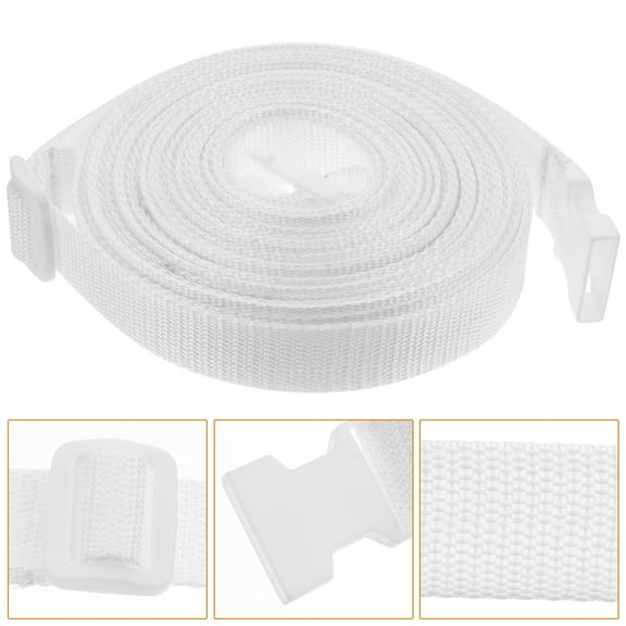 Beaupretty Mattress Strap Securing Mattresses for Guestrooms in White 1Set