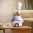 thumbnail image 3 of Mini Humidifier with Night Light, USB Rechargeable Desktop Cool Mist Humidifier, Silent Operation, 7 Color Gradient LED, Portable Air Humidifier for Bedroom Office Dorm Home, 3 of 6