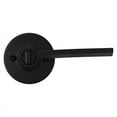 thumbnail image 4 of 1-pack Kwikset Ladera Privacy Lever - Matte Black, Interior Door Handle Set - 1 Pack — Residential Use, Standard Application, 4 of 8