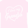 thumbnail image 4 of Inktastic I Love My Grandpa in White Chalk Heart Boys or Girls Toddler T-Shirt, 4 of 5