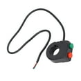 thumbnail image 3 of Interruptor de Faro Con Bocina HamdleBar, Diseño Integra Con Botón de Encendido y Apaguado, Conveniente para Motocicleta y Scooter, 3 of 7