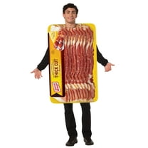 Oscar Mayer Packaged Thick Cut Bacon Halloween Costume, Unisex, Adult One Size, 1703