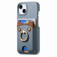 thumbnail image 2 of Case for FOXDOCK iPhone 14 , Leather, Bear Ring, Card Holder, 2 of 4