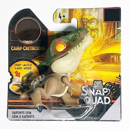 Jurassic Snap Squad Baryonyx Grim Camp Cretaceous Dinosaur Figure