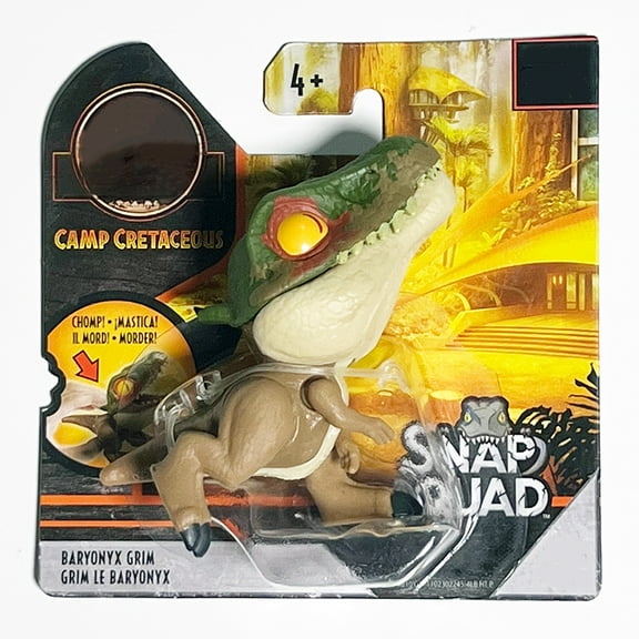 Jurassic Snap Squad Baryonyx Grim Camp Cretaceous Dinosaur Figure