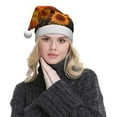 thumbnail image 5 of Cauagu Sunset Golden Sunflower Field for Adult Christmas Hat,1-Pack Xmas Holiday Hat Santa Hat for Women & Men Festive Headwear Accessories Fit for Christmas/New Year/Party, 5 of 6