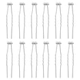 thumbnail image 7 of MIALLO Classic Silver Pearl Hair Pins (12 Pack), Elegant Rhinestone Flower Hair Accessories for Bridesmaids, Graduation, Date Night & Everyday Updos, 7 of 7