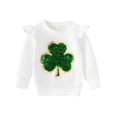 thumbnail image 1 of Sudadera Noubeau con lentejuelas del Día de San Patricio para niños de 1 a 2 años, 1 of 7