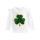 thumbnail image 1 of Sudadera Noubeau con lentejuelas del Día de San Patricio para niños de 1 a 2 años, 1 of 7