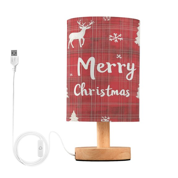 BZSMCE Lamp Modern Reindeer Christmas Tree and Snowflake Creative Patter Night Light