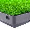 Topcobe Artificial Grass, Dog Potty Grass, Puppy Potty Trainer, 25"x20" Fake Grass Turf for Dogs