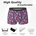 thumbnail image 2 of Men's Boxer Briefs, Skull colorful flower daisy Soft Comfy Mens Underwear Boxer Briefs Breathable With Widen Waist, 2 of 7