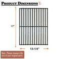 thumbnail image 2 of Set of Two 17 inch Grill Cooking Grates Replacement Parts for Home Depot Nexgrill 720-0830H, 720-0830D, 720-0888, 720-0888N,Nexgrill 720-0783E, 720-0783C, Kenmore, Uniflame Gas Grills, 2 of 8