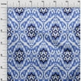 thumbnail image 3 of oneOone Viscose Jersey Blue Fabric Asian Ikat Diy Clothing Quilting Fabric Print Fabric By Yard 60 Inch Wide, 3 of 4