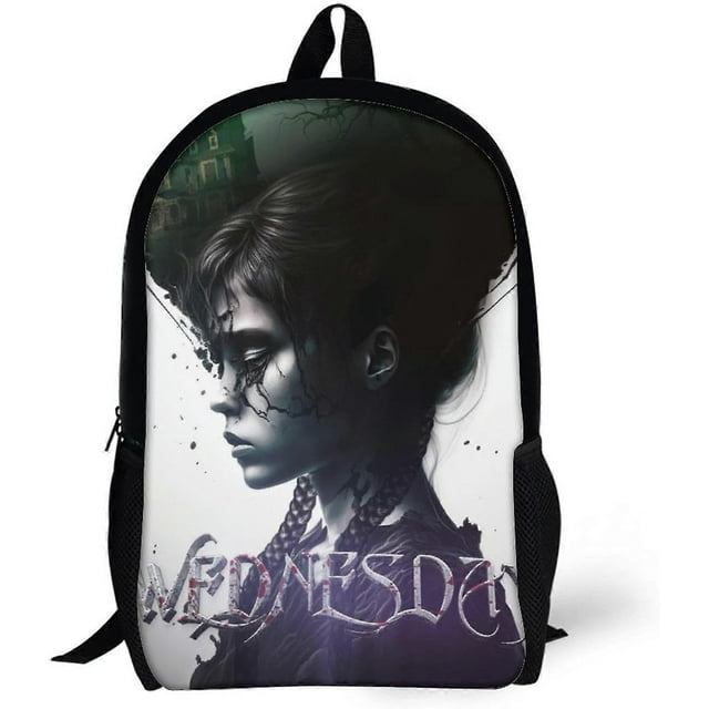 Scary Wednesday Backpacks Basic Shoulder Daypack Bookbag Satchel Knapsack Rucksack
