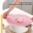 thumbnail image 3 of Pot Lid Cooking Baking Temperature Resistant Refrigerator Bowl Pan Cover Kitchen Dust-proof Dish Food Preservation Cookware Yellow, 3 of 9