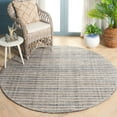 thumbnail image 2 of SAFAVIEH Mirage Toby Solid Area Rug, Ivory/Blue, 6' x 6' Round, 2 of 8