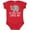 Red, variant on Inktastic My Great Uncle Loves Me Boys or Girls Baby Bodysuit