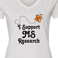 thumbnail image 4 of Inktastic Multiple Sclerosis MS Research Women's V-Neck T-Shirt, 4 of 5