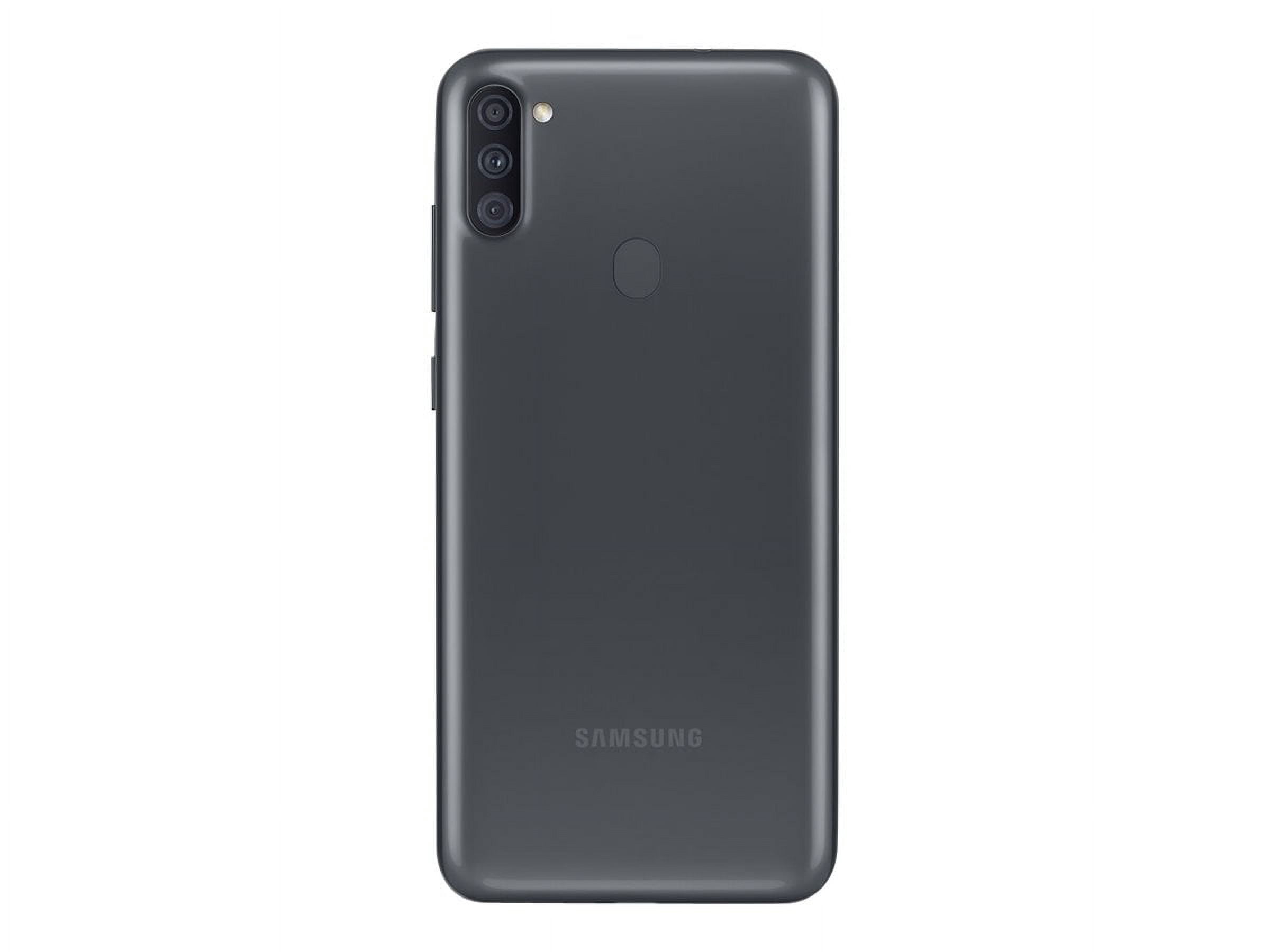 Samsung Galaxy A11 - Smartphone - 4G LTE - 32 GB - microSD slot - 6.4" - 1560 x 720 pixels - PLS TFT - RAM 2 GB (8 MP front camera) - 3x rear cameras - Android - U.S. Cellular - black
