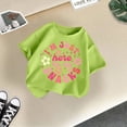 thumbnail image 4 of WEAIXIMIUNG T-Shirt Manches Longues Enfants Filles Mignon Mode Imprimé Col Rond Manches Courtes T-Shirt Été Confortable Décontracté Ample T-Shirt Hauts 2-4 Ans, 4 of 4