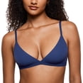 thumbnail image 1 of Sostén INLYRIC Inbarely Triángulo Bralette Sin Aros Sin Costuras Azul S, 1 of 6