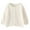 White, variant on Coerni Girls and Toddlers' Uniform Slim Fit Crewneck Cardigan Sweater Long Sleeve Button Front Closure Cable Lace Jacket Cut Coat