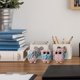 thumbnail image 5 of Estatuas de búhos Esculturas de 3 figuras de animales para salón dormitorio estantería escritorio estanterías hogar pequeño búho para y amantes de los pájaros, 5 of 6