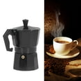 thumbnail image 4 of Classic 150ML Aluminum Coffee Pot Percolator Italian Moka Cafetiere, 4 of 8