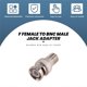 thumbnail image 3 of 10pcs BNC Male Plug to F Female Jack Adapter Coax Connector Coupler CCTV Camera, 3 of 4
