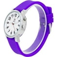 thumbnail image 4 of Blekon Original Nurse Watch Medical Scrub Colors Easy Read Light Up Dial Hand Water Resistant Purple, 4 of 6